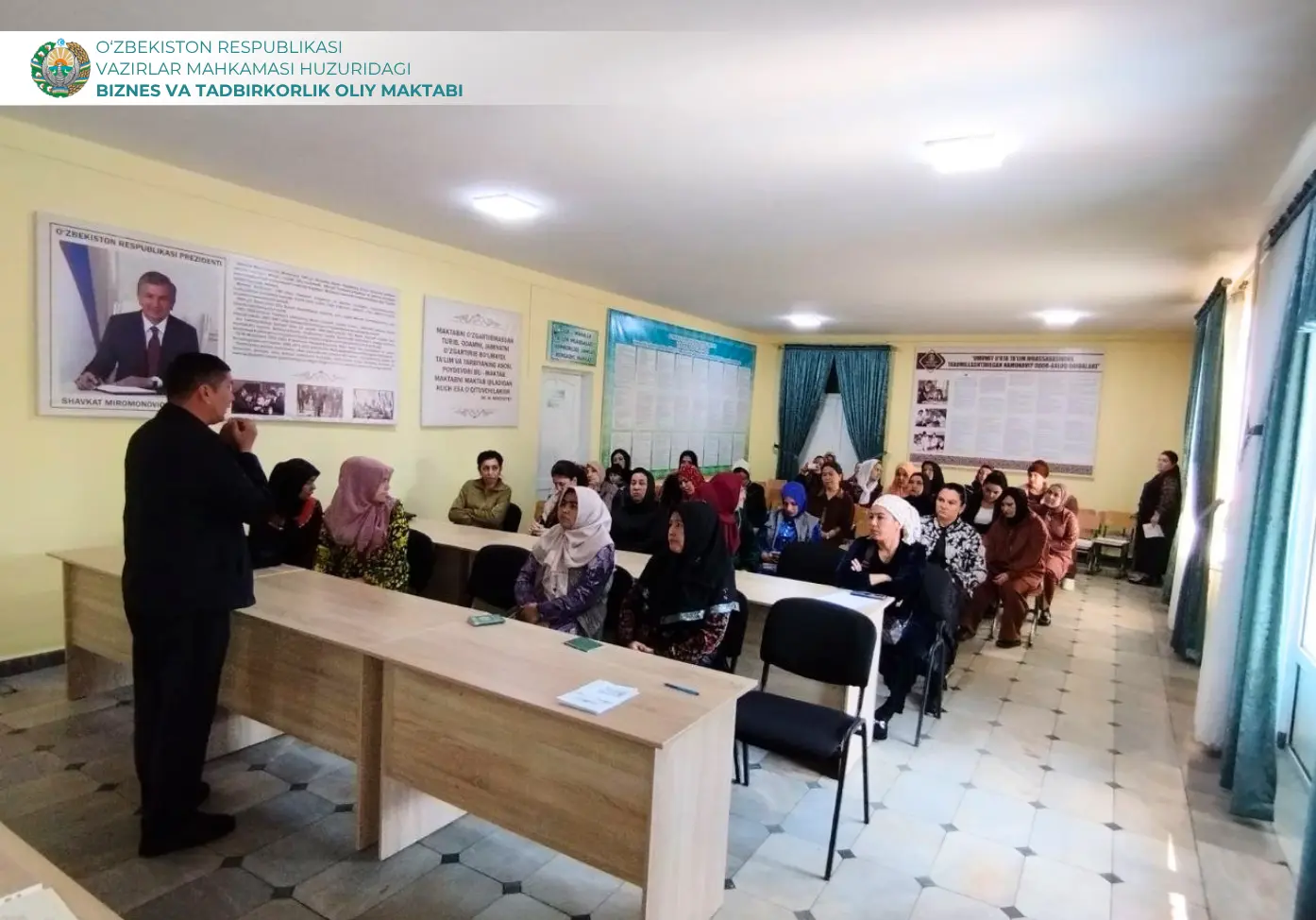 Biznes va tadbirkorlik oliy maktabi Namangan viloyati hududiy filiali tomonidan xotin-qizlar tadbirkorligini rivojlantirish sari dadil qadamlar